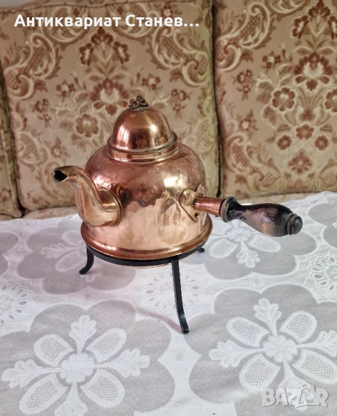 ⚜️🍵 Меден чайник с ръчна изработка и калайдисан интериор – ГОДЕН ЗА УПОТРЕБА ⚜️, снимка 1