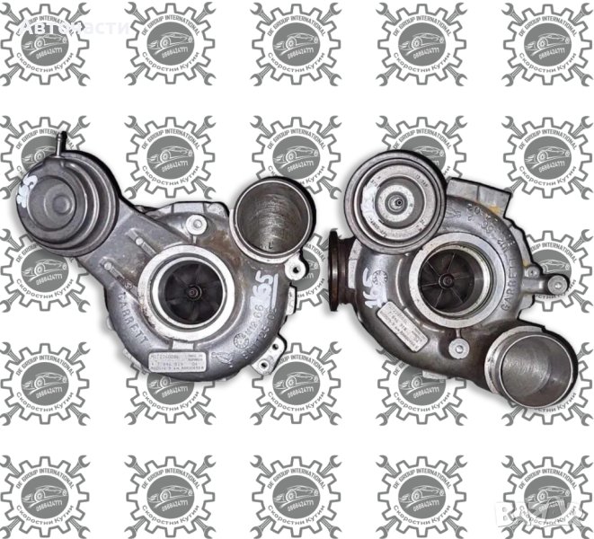 Турбо/Турбокомпресор - BMW - 4.4 L (V8) - (Twin Turbo) - (2009 г.+) - GARRETT - Комплект, снимка 1