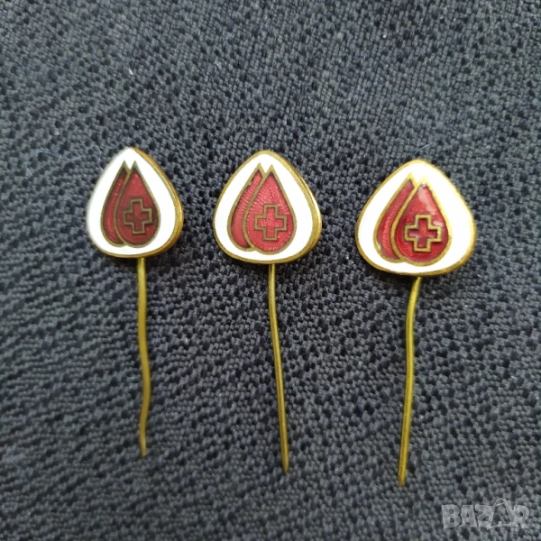 Бронзови значки - Кръводарител, снимка 1