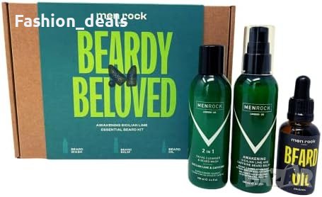 Нов Мъжки подаръчен комплект грижа за брада Мъж подарък грижа кожа, снимка 1