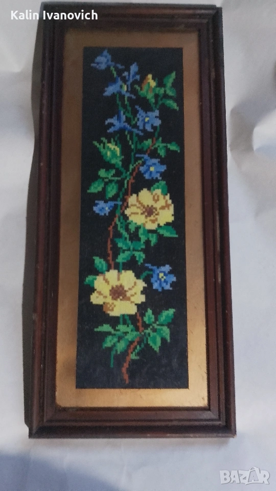 Стар гоблен антикварен , снимка 1