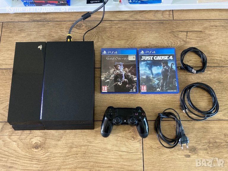 PS4 500gb с две игри, снимка 1