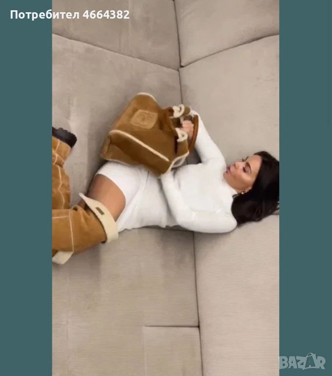 Бяла рокля Alice Evis полу поло, снимка 1