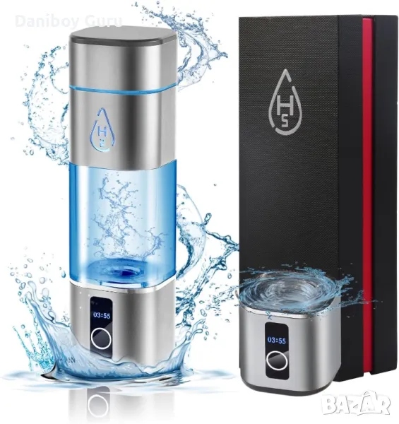 6000PPB водородна бутилка SPE PEM  3-в-1 мултифункционален 2 режима преносим генератор Hydrogen, снимка 1