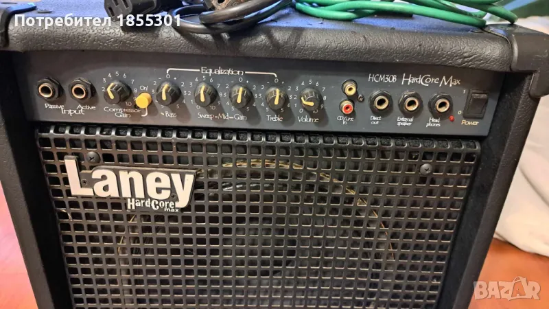 Кубе 10" усилвател за китара Laney HCM30B Hard Core Max, снимка 1