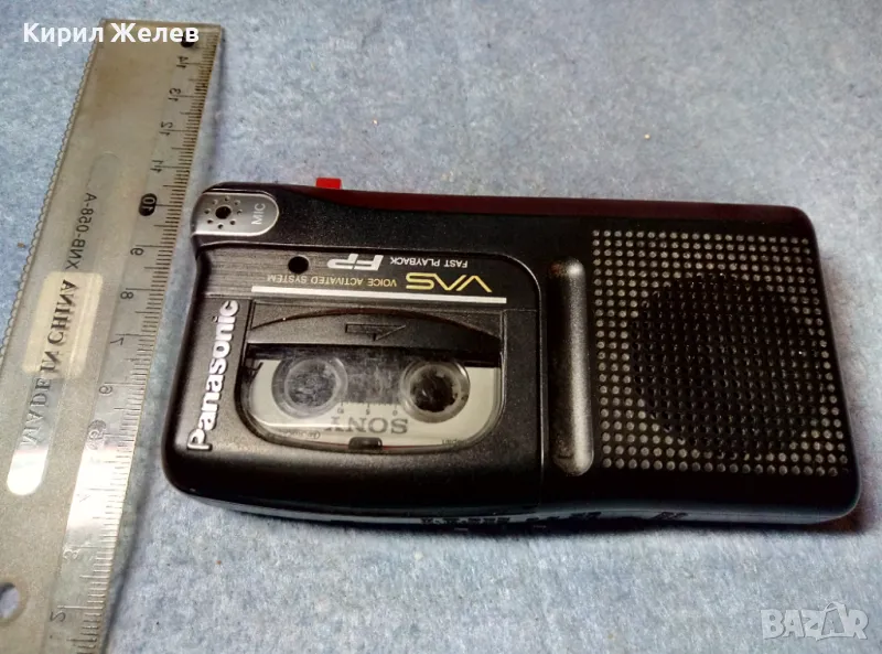 PANASONIC Стар РЕПОРТЕРСКИ КАСЕТОФОН с НУЖДА от ЛЕК РЕМОНТ и КАСЕТКА SONY 26500, снимка 1