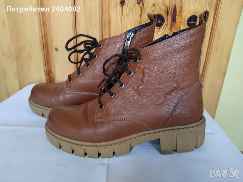 Дамски боти еко кожа №37, снимка 1