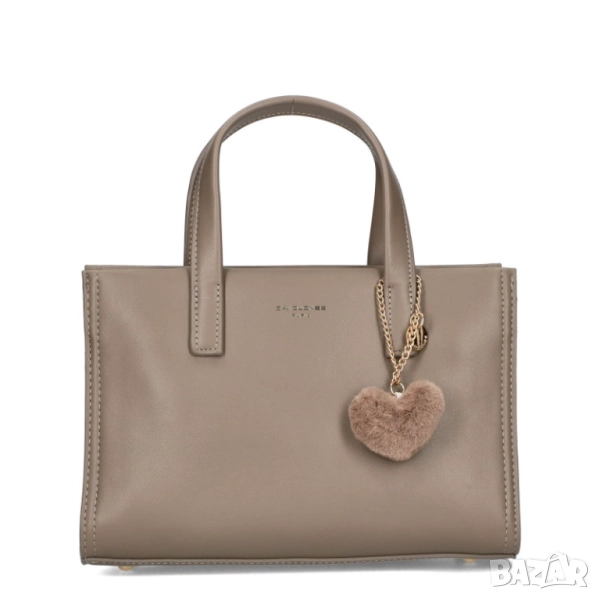 ДАМСКА ЧАНТИЧКА DAVID JONES В СИВ ЦВЯТ WB003, снимка 1