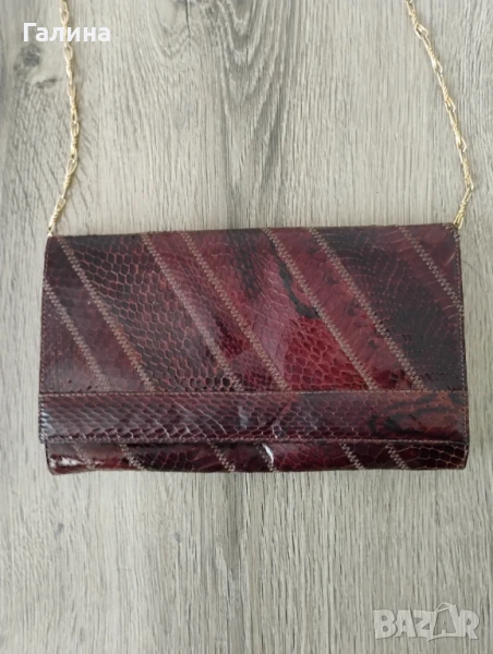 Чанта от змийска кожа, снимка 1