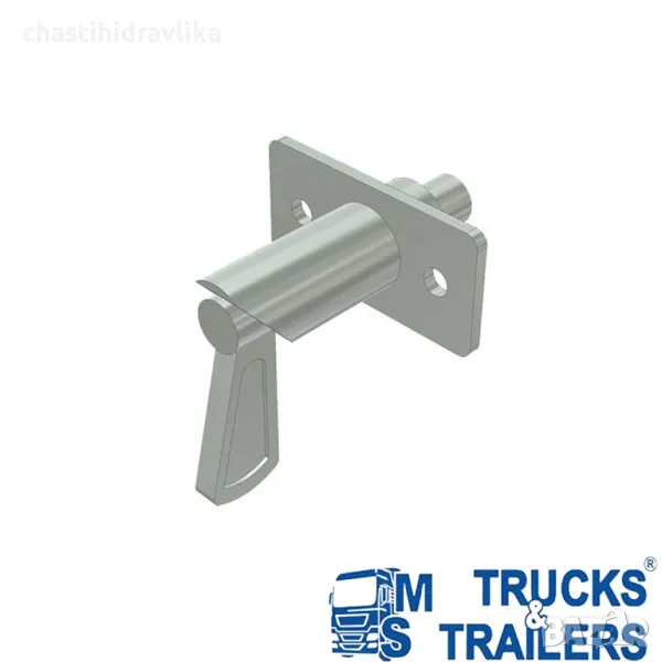 Поцинкован стоманен фиксатор с хоризонтална пластина 10952110, снимка 1