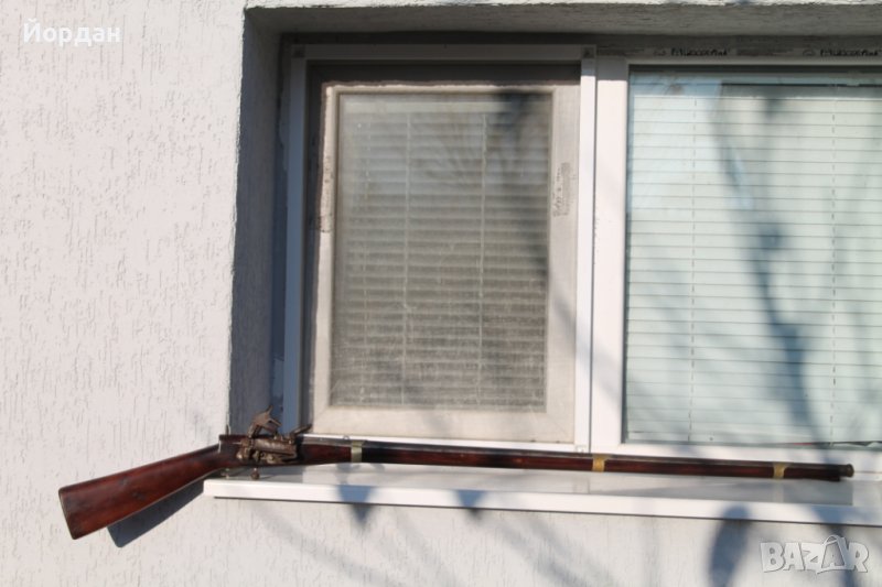 Кремъчна пушка Османска империя ,дамаскова цев, снимка 1