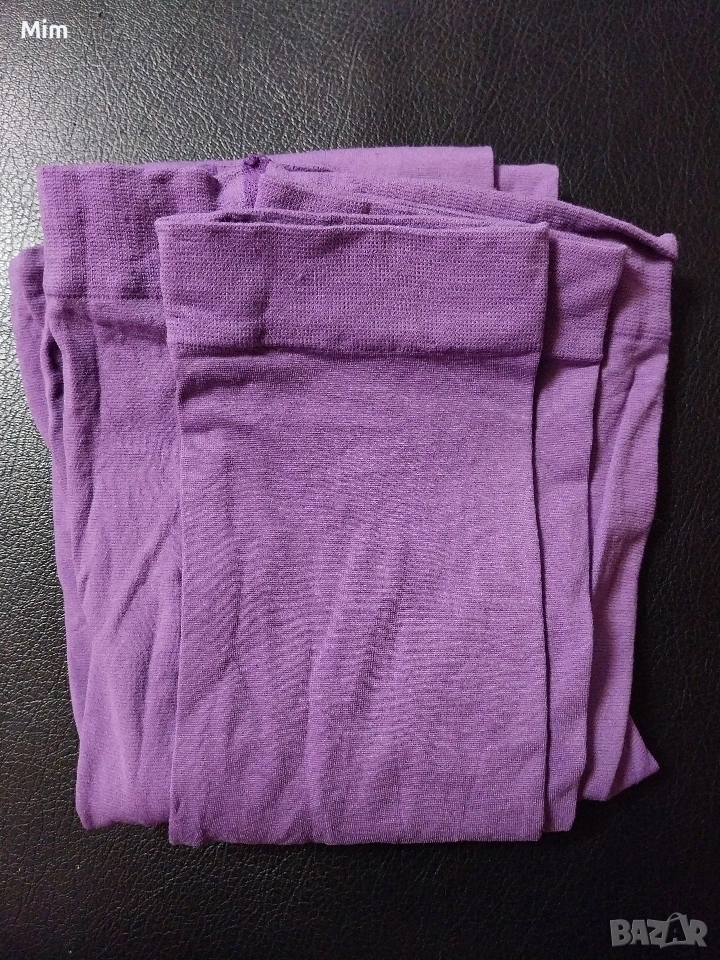 2XL/3XL 150 ден Дамски плътен клин/ чорапогащник/ в лилаво , снимка 1