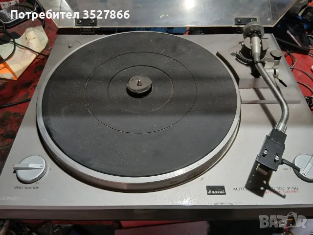 Грамофон Sansui p50, снимка 3 - Грамофони - 56324782