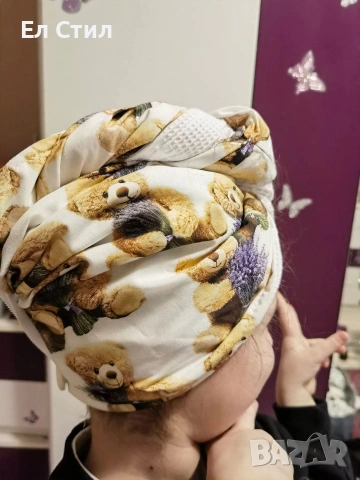 Тюрбан за деца, снимка 16 - Аксесоари за коса - 53285331