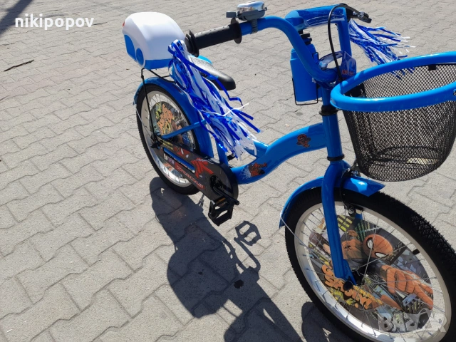 CARRERA Велосипед 20" SPIDER син, снимка 7 - Велосипеди - 53773111