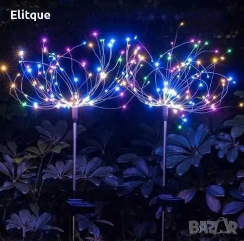 Соларно глухарче (коледна украса) - жълто, шарено - 2бр в опаковка, снимка 8 - Други - 52799939