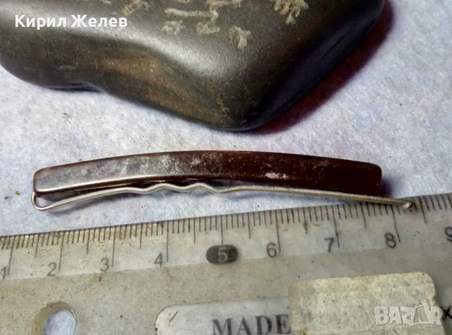 ПРЕКРАСНА СТАРА РЕТРО АРТ ФИБА ШНОЛА от ЮВЕЛИРНО ШЛИФОВАН и ПОЛИРАН КАМЪК ТИГРОВО ОКО 48754, снимка 10 - Антикварни и старинни предмети - 48729038