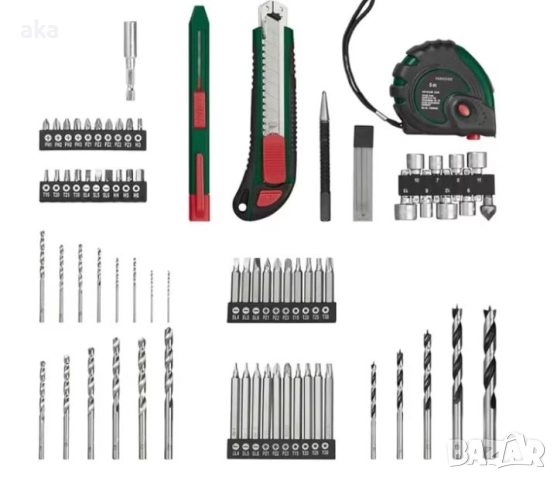 PARKSIDE Комплект акумулаторна дрелка PBSA12 E4 акумулаторни батерии 2бр.-75аксесоари 3 г. гаранция , снимка 2 - Други инструменти - 52651676