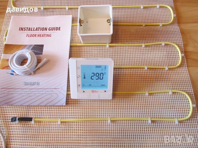 СМАРТ Електрическо подово отопление за баня с нагревателен кабел .Топла стена!., снимка 11 - Ремонти на баня - 41310996