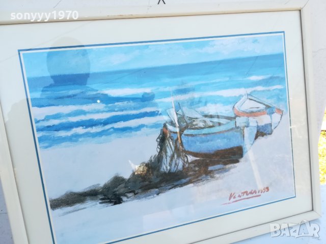 КАРТИНА ОТ ГЕРМАНИЯ 2402241855, снимка 7 - Антикварни и старинни предмети - 44450039