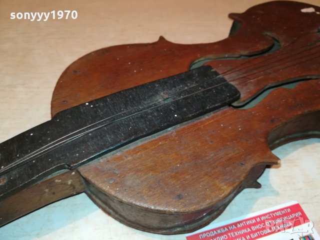 ПОРЪЧАНА-цигулка антика за стена в заведение 1809212103, снимка 4 - Антикварни и старинни предмети - 34177381