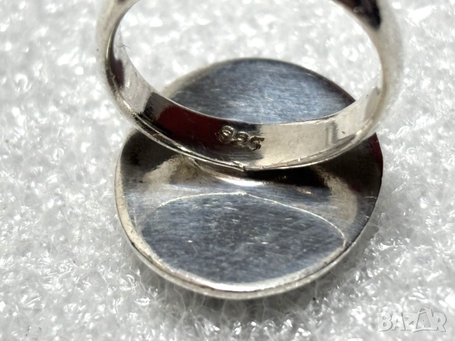 Дамски Сребърен Пръстен (проба 925)- 6,15 грама, снимка 8 - Пръстени - 53254417