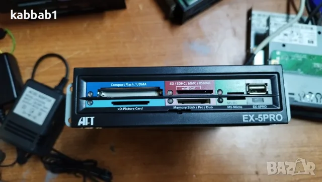 Четец на карти памет EX-3U (3,5”) - Card Reader AFT PRO Gear EX-5PRO, снимка 11 - Кабели и адаптери - 55827670