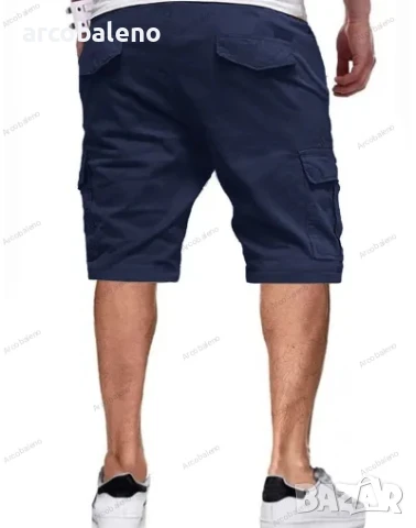 Ежедневни мъжки къси панталони с цветни блокове, 6цвята , снимка 7 - Къси панталони - 45375695