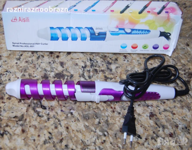 Иновативна маша за перфектни къдрици Aisili, снимка 4 - Маши за коса - 50578863