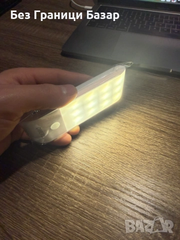 Нова Нощна LED лампа за коридор/гардероб – компактна, USB, снимка 2 - Лед осветление - 53627072