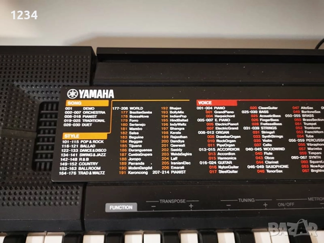 синтезатор клавир YAMAHA PSR-F51 пиано с 5 октави, снимка 5 - Синтезатори - 51061420
