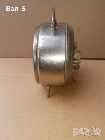 Рядък БЪЛГАРСКИ часовник , будилник РОДИНА . Работи, снимка 3 - Антикварни и старинни предмети - 52076385