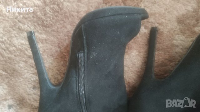 Летни високи чизми с ток 38 номер, снимка 4 - Дамски ежедневни обувки - 41459009