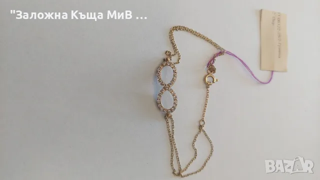 Златна Гривна 2,15 гр. 14 к. 82 Евро/гр. , снимка 3 - Гривни - 55954002