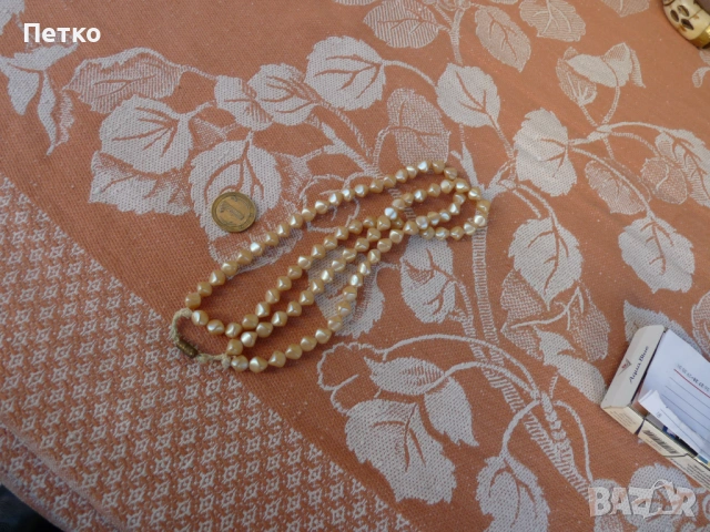 Стар гердан седеф, снимка 7 - Антикварни и старинни предмети - 53133505