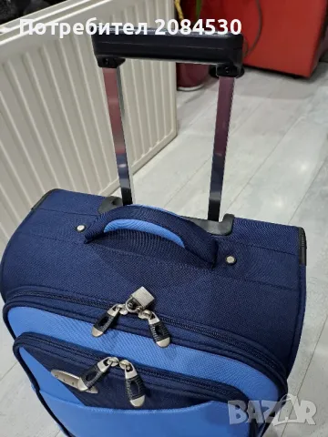 Куфар с колелца и телескопична дръжка  -CL ! AX , снимка 3 - Куфари - 49182852