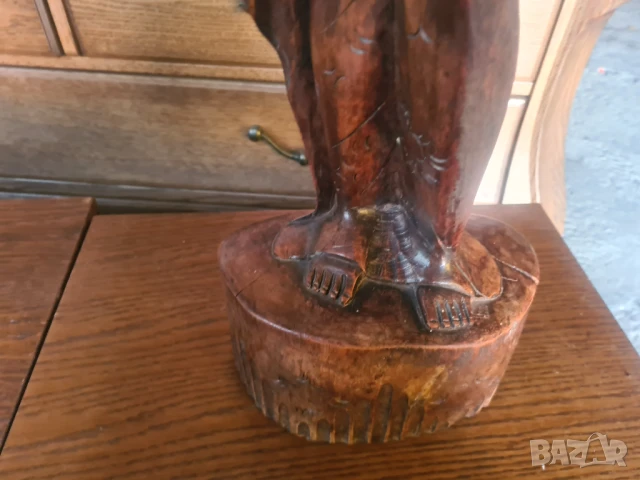 африканска статуетка масвина от тиково дърво, снимка 11 - Статуетки - 50821523