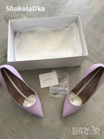 Уникални обувки Casadei , снимка 7 - Дамски обувки на ток - 51634321