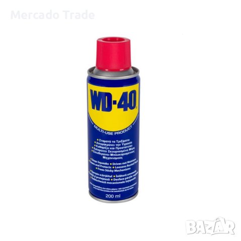 Спрей против ръжда Mercado Trade, Универсално смазочно масло, WD-40, 200мл., снимка 1 - Аксесоари за велосипеди - 41370837