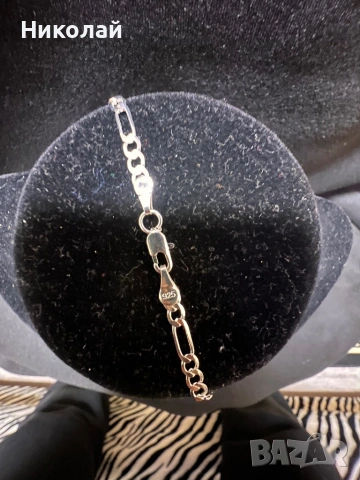 Сребърен синджир 925, снимка 2 - Колиета, медальони, синджири - 53382975