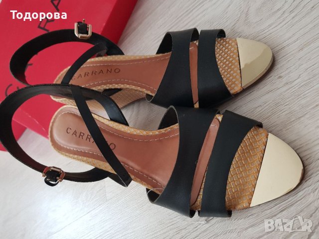 Сандали Carrano от естествена кожа