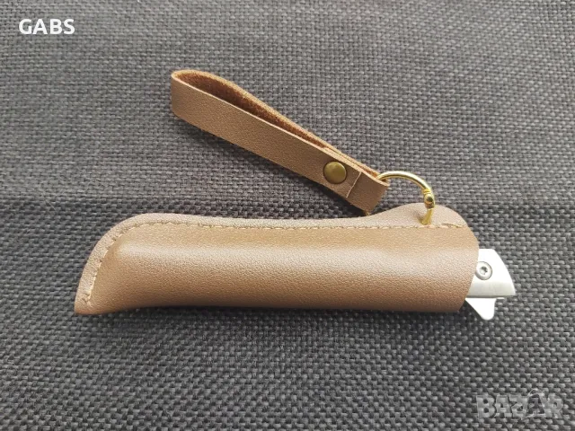 Сгъваем джобен нож M390 с дървена дръжка и кания, снимка 5 - Ножове - 49333758