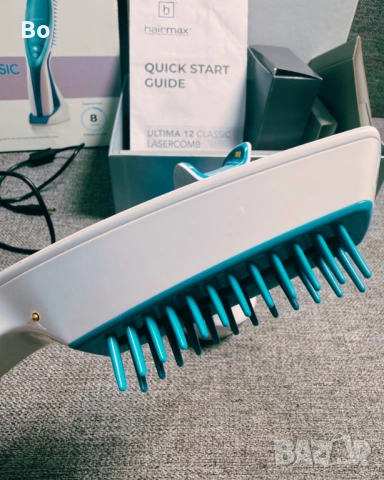HairMax Ultima 12 Classic LaserComb – лазерен гребен за растеж на коса, снимка 6 - Друга електроника - 53670152