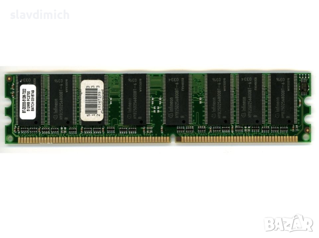 Продавам Рам Ram памет за компютър Buffalo BT-dd333-512-T321   512 mb / 184 pin / 333 mhz