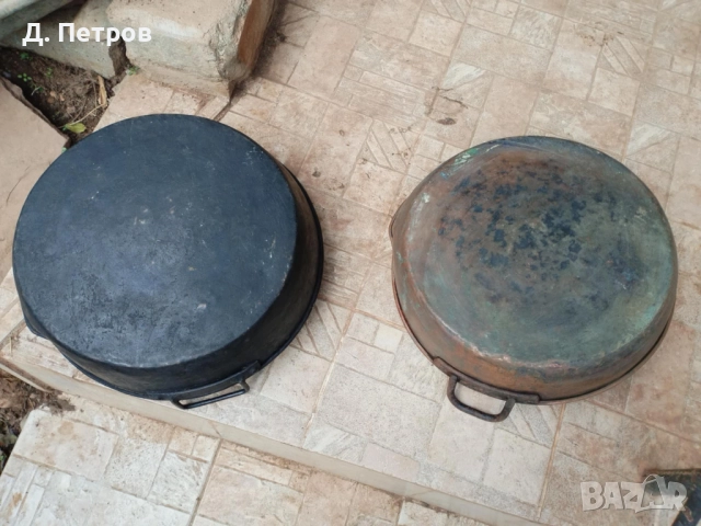 Медна тава с дръжки, снимка 5 - Съдове за готвене - 52180201