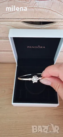 Pandora нова красива гривна с кутия, снимка 3 - Гривни - 56016265