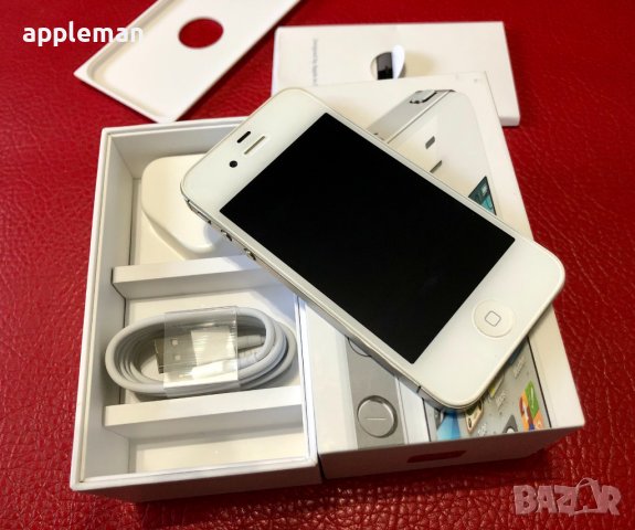 Apple iPhone 4s 16Gb бял Фабрично отключен огледален, снимка 7 - Apple iPhone - 39917984