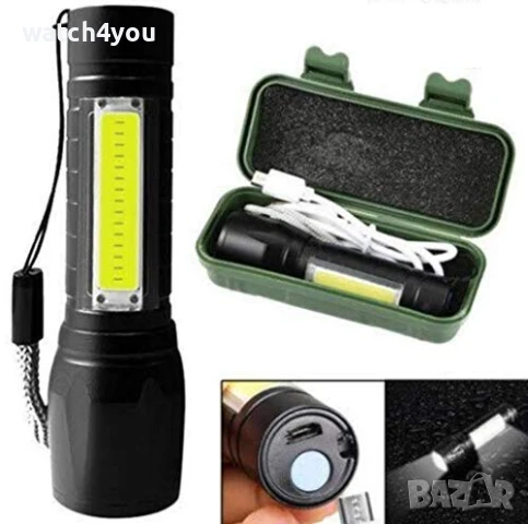 НОВ LED ФЕНЕР ДЖОБНО ФЕНЕРЧЕ ФЕНЕРИ FLASHLIGHT FENERCHE КОМПАС ОТ НЕРЪЖДАЕМА СТОМАНА.COMPASS КОМПАСИ, снимка 7 - Екипировка - 50499962