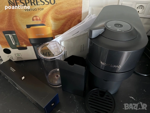 + гаранция Кафемашина Nespresso Vertuo Pop + подарък кафе капсули , снимка 3 - Кафемашини - 53578581
