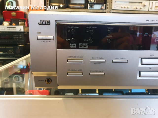 Ресийвър JVC RX-5022RSL В отлично техническо състояние, добър външен вид., снимка 3 - Ресийвъри, усилватели, смесителни пултове - 48460916